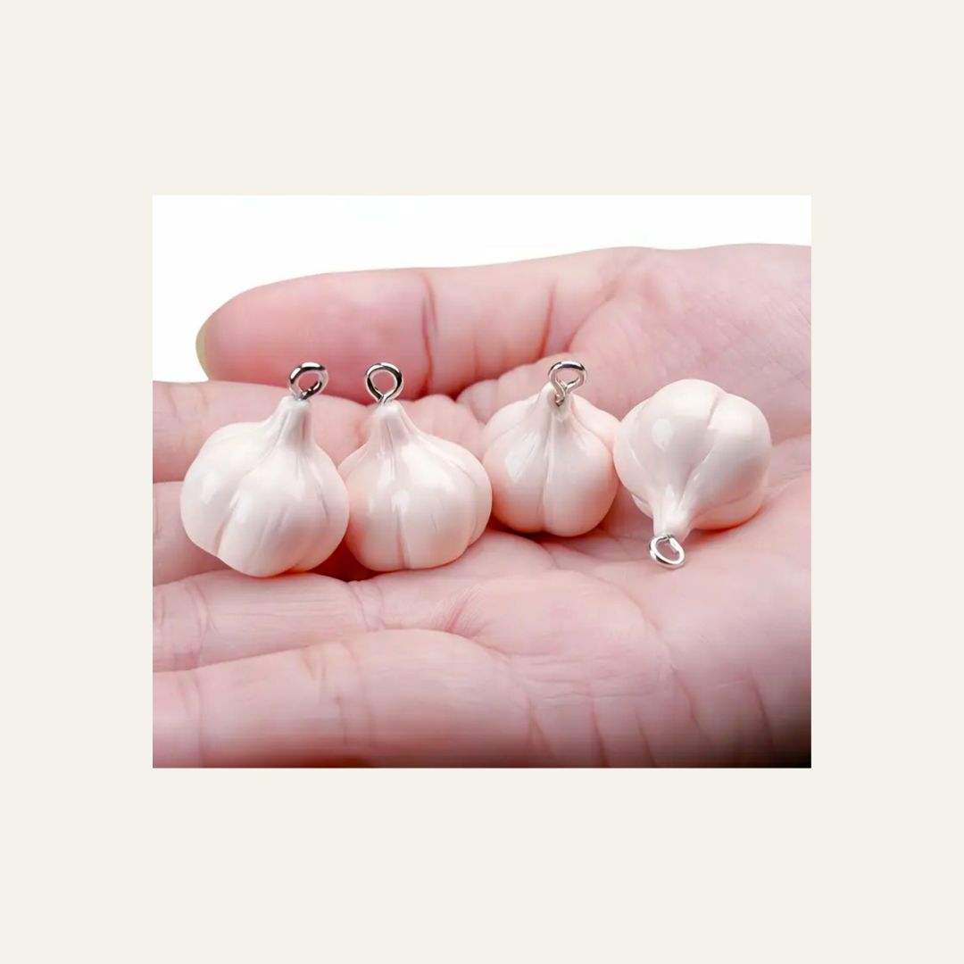 Resin Garlic Charms