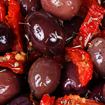 Sun Dried Tomatoes Olive Mix