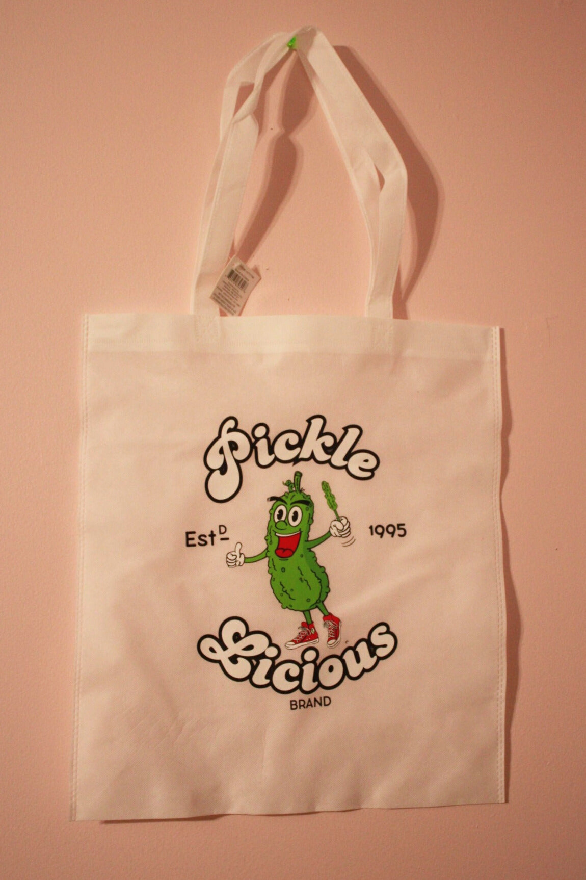 Purchase 3 quarts of whole pickles and get this PickleLicious tote for free!