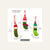 Pickle Ornaments with Santa Hats