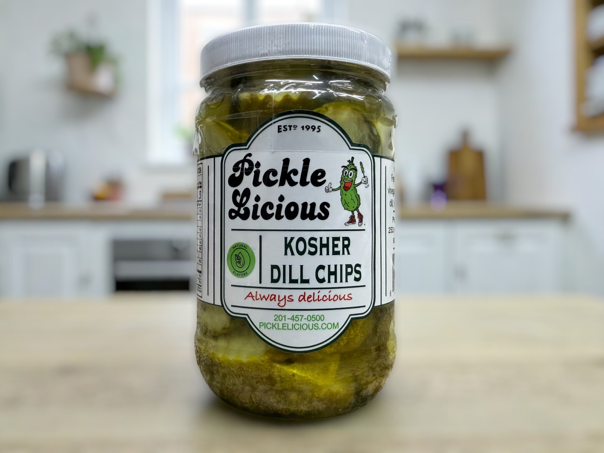 Kosher Dill Pickle Chips