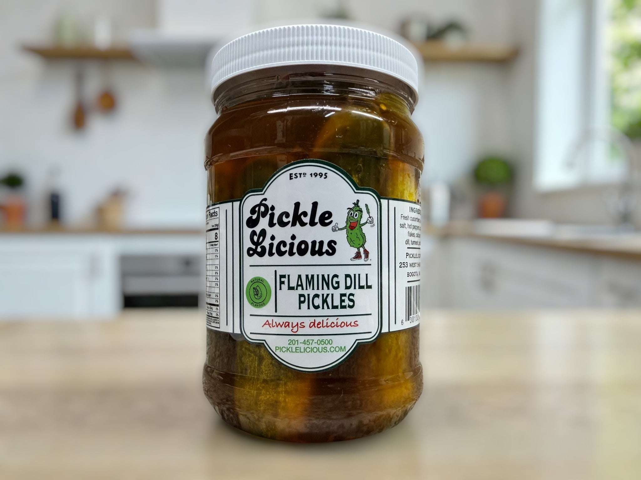 Flaming Dill Pickles