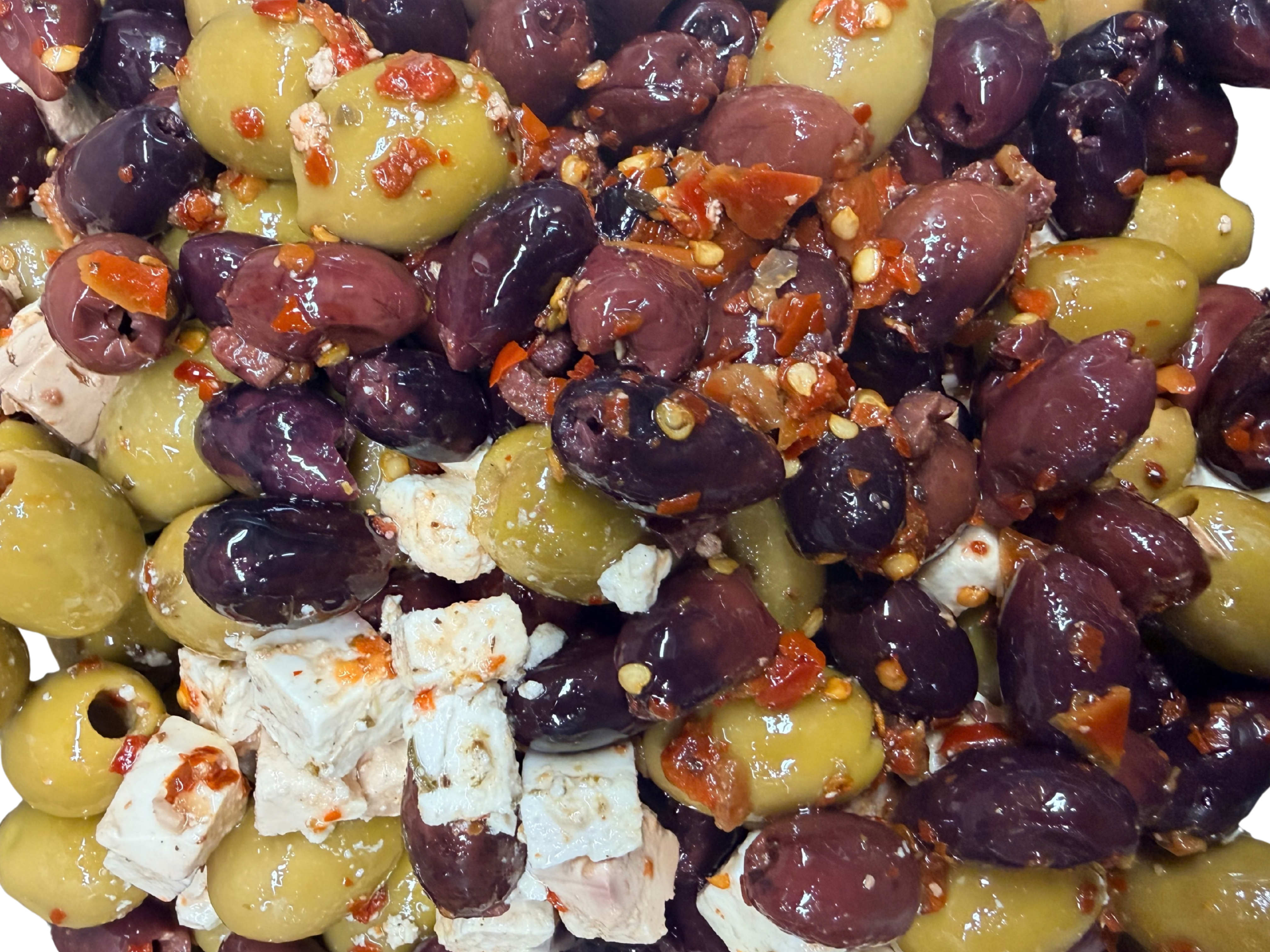 Peppered Olive & Feta Salad