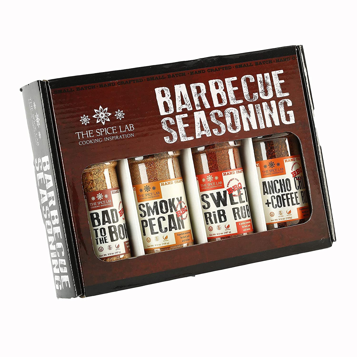 The Spice Lab BBQ Barbecue Spices and Seasonings Set