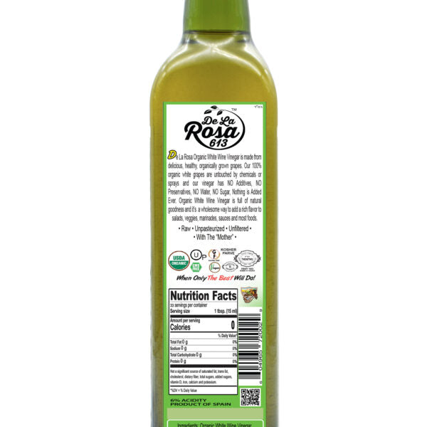 Organic White Wine Vinegar